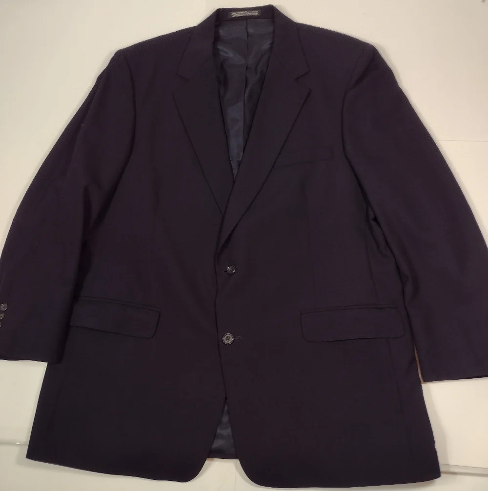 Esquire Neckwear Navy Men's Blazer Size (46.L)